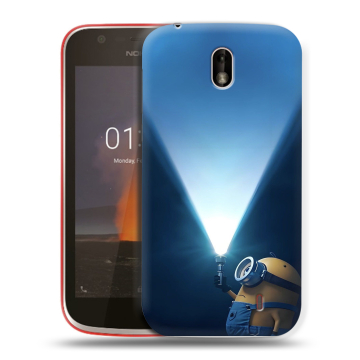 Пластиковый чехол на Nokia 1 с принтом Миньоны Пластиковый чехол на Nokia 1 с принтом Миньоны