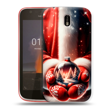Пластиковый чехол на Nokia 1 с принтом Новый год
