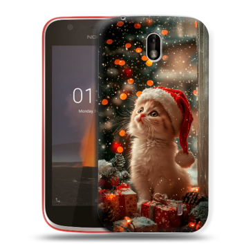 Пластиковый чехол на Nokia 1 с принтом Новый год