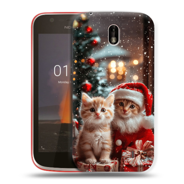 Пластиковый чехол на Nokia 1 с принтом Новый год