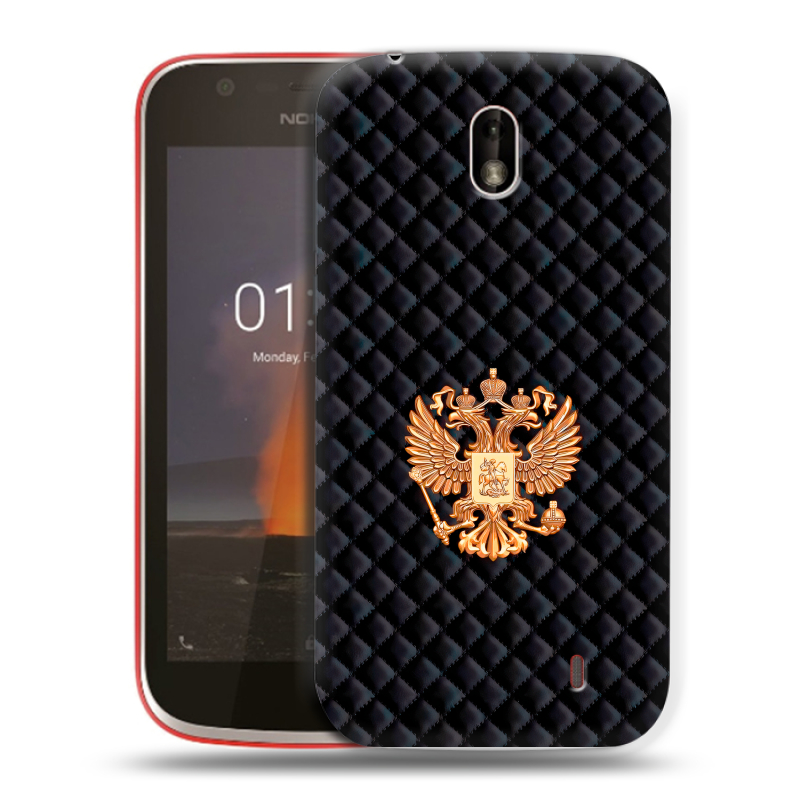 Пластиковый чехол на Nokia 1 с принтом Герб России принт Пластиковый чехол на Nokia 1 с принтом Герб России принт
