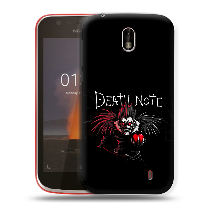 Пластиковый чехол на Nokia 1 с принтом Death note Тетрадь смерти Пластиковый чехол на Nokia 1 с принтом Death note Тетрадь смерти