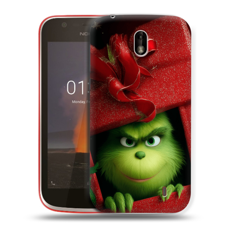 Пластиковый чехол на Nokia 1 с принтом Новый год Пластиковый чехол на Nokia 1 с принтом Новый год
