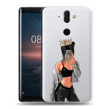 Силиконовый чехол на Nokia 8 Sirocco с принтом Женские принты Силиконовый чехол на Nokia 8 Sirocco с принтом Женские принты