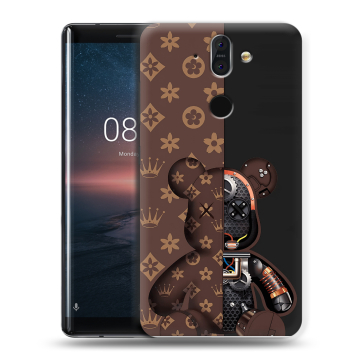 Силиконовый чехол на Nokia 8 Sirocco с принтом Луи робот Силиконовый чехол на Nokia 8 Sirocco с принтом Луи робот