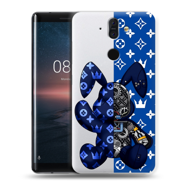 Силиконовый чехол на Nokia 8 Sirocco с принтом Луи робот Силиконовый чехол на Nokia 8 Sirocco с принтом Луи робот