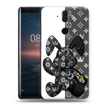 Силиконовый чехол на Nokia 8 Sirocco с принтом Луи робот Силиконовый чехол на Nokia 8 Sirocco с принтом Луи робот