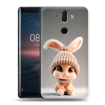 Силиконовый чехол на Nokia 8 Sirocco с принтом Кролик Силиконовый чехол на Nokia 8 Sirocco с принтом Кролик