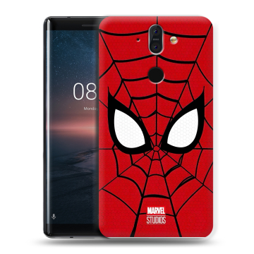 Силиконовый чехол на Nokia 8 Sirocco с принтом человек паук spiderman Силиконовый чехол на Nokia 8 Sirocco с принтом человек паук spiderman