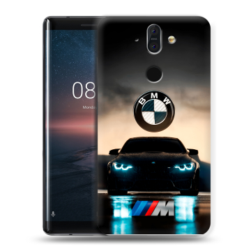 Силиконовый чехол на Nokia 8 Sirocco с принтом БМВ BMW Силиконовый чехол на Nokia 8 Sirocco с принтом БМВ BMW