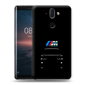 Силиконовый чехол на Nokia 8 Sirocco с принтом БМВ BMW Силиконовый чехол на Nokia 8 Sirocco с принтом БМВ BMW
