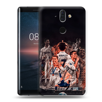 Силиконовый чехол на Nokia 8 Sirocco с принтом Реал Роналдо Real Ronaldo Силиконовый чехол на Nokia 8 Sirocco с принтом Реал Роналдо Real Ronaldo