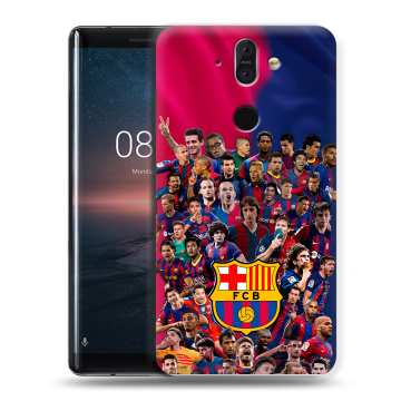 Силиконовый чехол на Nokia 8 Sirocco с принтом Барселона Barcelona Силиконовый чехол на Nokia 8 Sirocco с принтом Барселона Barcelona
