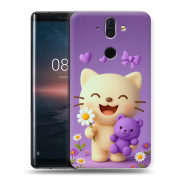 Силиконовый чехол на Nokia 8 Sirocco с принтом для девочек Силиконовый чехол на Nokia 8 Sirocco с принтом для девочек