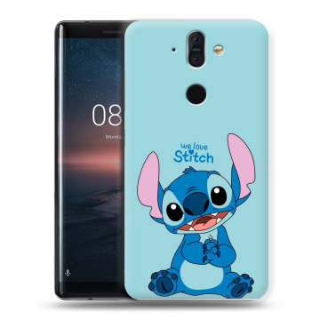 Силиконовый чехол на Nokia 8 Sirocco с принтом Лило и Стич Силиконовый чехол на Nokia 8 Sirocco с принтом Лило и Стич