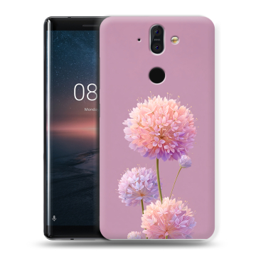 Силиконовый чехол на Nokia 8 Sirocco с принтом Цветы Силиконовый чехол на Nokia 8 Sirocco с принтом Цветы