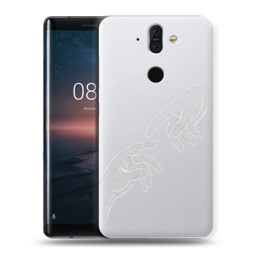 Силиконовый чехол на Nokia 8 Sirocco с принтом Сотворение мира Силиконовый чехол на Nokia 8 Sirocco с принтом Сотворение мира