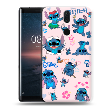 Силиконовый чехол на Nokia 8 Sirocco с принтом Лило и Стич Силиконовый чехол на Nokia 8 Sirocco с принтом Лило и Стич