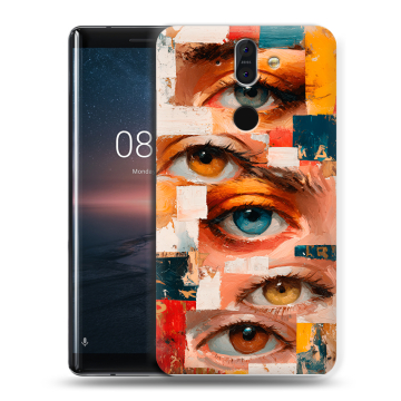 Силиконовый чехол на Nokia 8 Sirocco с принтом Модный принт Силиконовый чехол на Nokia 8 Sirocco с принтом Модный принт