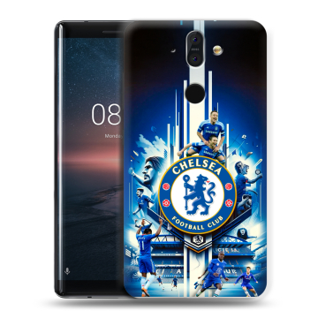 Силиконовый чехол на Nokia 8 Sirocco с принтом Chelsea Челси Силиконовый чехол на Nokia 8 Sirocco с принтом Chelsea Челси