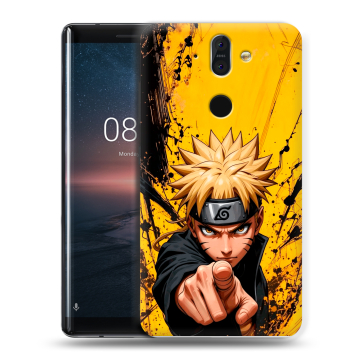 Силиконовый чехол на Nokia 8 Sirocco с принтом Naruto Наруто Силиконовый чехол на Nokia 8 Sirocco с принтом Naruto Наруто