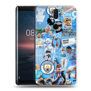 Силиконовый чехол на Nokia 8 Sirocco с принтом Man City Манчестер Сити Силиконовый чехол на Nokia 8 Sirocco с принтом Man City Манчестер Сити
