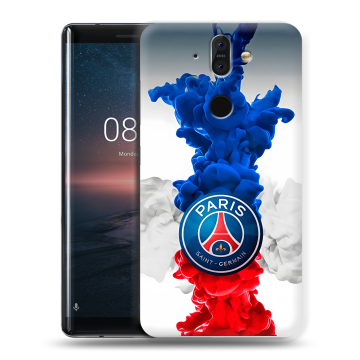 Силиконовый чехол на Nokia 8 Sirocco с принтом PSG ПСЖ Силиконовый чехол на Nokia 8 Sirocco с принтом PSG ПСЖ