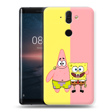 Силиконовый чехол на Nokia 8 Sirocco с принтом Спанч боб Спанчбоб Силиконовый чехол на Nokia 8 Sirocco с принтом Спанч боб Спанчбоб