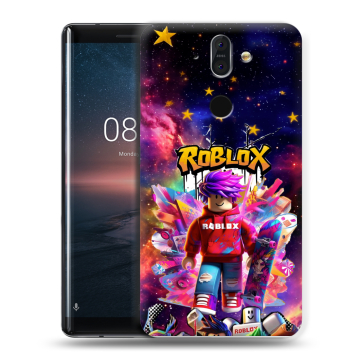 Силиконовый чехол на Nokia 8 Sirocco с принтом Roblox Роблокс Силиконовый чехол на Nokia 8 Sirocco с принтом Roblox Роблокс