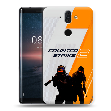 Силиконовый чехол на Nokia 8 Sirocco с принтом Counter Strike Силиконовый чехол на Nokia 8 Sirocco с принтом Counter Strike