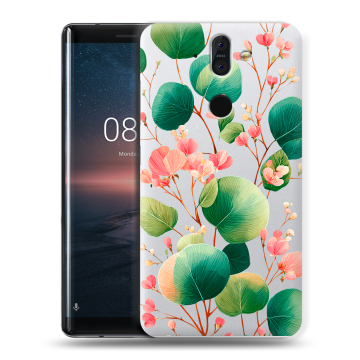 Силиконовый чехол на Nokia 8 Sirocco с принтом женский Силиконовый чехол на Nokia 8 Sirocco с принтом женский