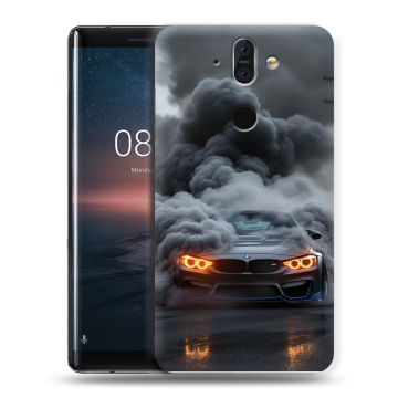 Силиконовый чехол на Nokia 8 Sirocco с принтом BMW БМВ Силиконовый чехол на Nokia 8 Sirocco с принтом BMW БМВ