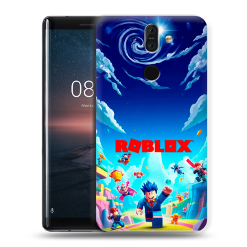 Силиконовый чехол на Nokia 8 Sirocco с принтом Roblox Роблокс Силиконовый чехол на Nokia 8 Sirocco с принтом Roblox Роблокс