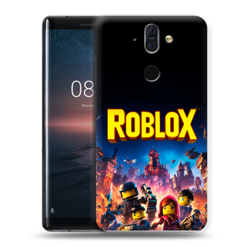 Силиконовый чехол на Nokia 8 Sirocco с принтом Roblox Роблокс Силиконовый чехол на Nokia 8 Sirocco с принтом Roblox Роблокс