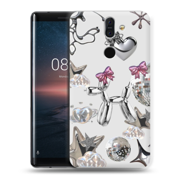 Силиконовый чехол на Nokia 8 Sirocco с принтом Y2K Силиконовый чехол на Nokia 8 Sirocco с принтом Y2K