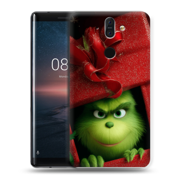Силиконовый чехол на Nokia 8 Sirocco с принтом Новый год Силиконовый чехол на Nokia 8 Sirocco с принтом Новый год