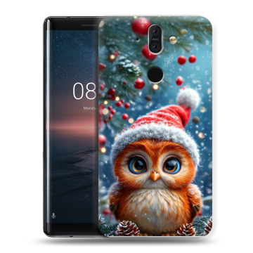 Силиконовый чехол на Nokia 8 Sirocco с принтом Новый год