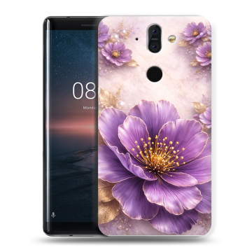 Силиконовый чехол на Nokia 8 Sirocco с принтом женский Силиконовый чехол на Nokia 8 Sirocco с принтом женский