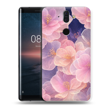 Силиконовый чехол на Nokia 8 Sirocco с принтом женский Силиконовый чехол на Nokia 8 Sirocco с принтом женский