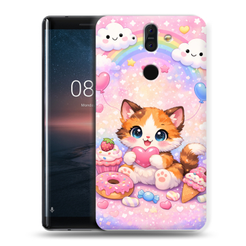 Силиконовый чехол на Nokia 8 Sirocco с принтом для девочек Силиконовый чехол на Nokia 8 Sirocco с принтом для девочек