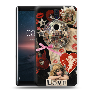 Силиконовый чехол на Nokia 8 Sirocco с принтом для девочек Силиконовый чехол на Nokia 8 Sirocco с принтом для девочек