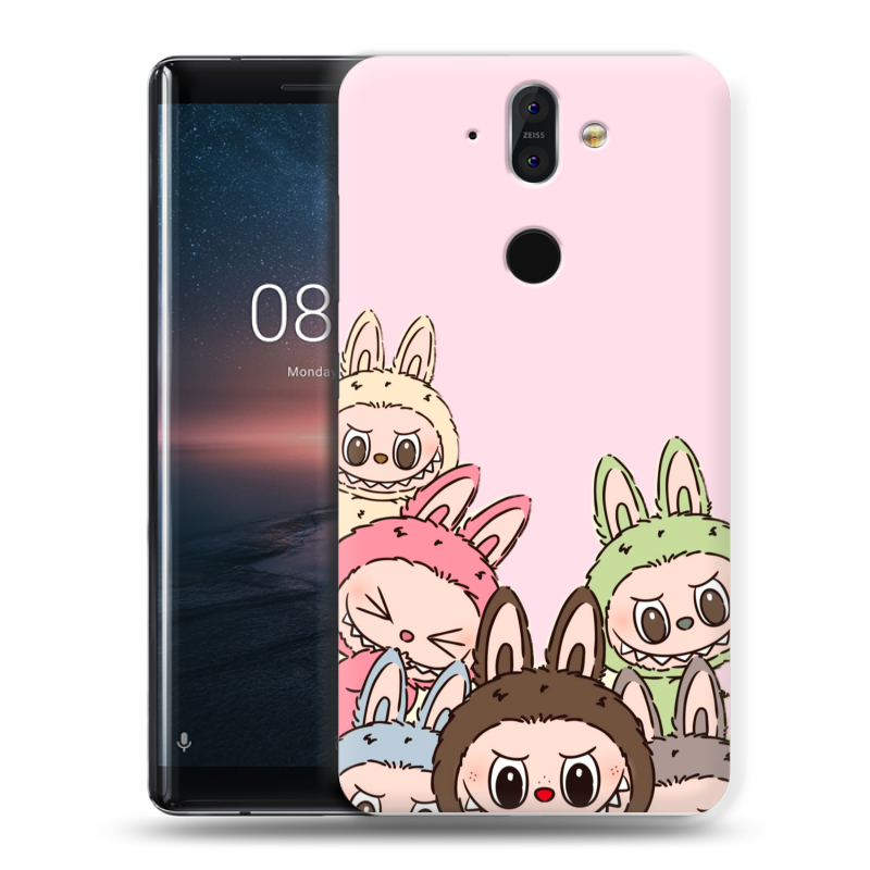 Силиконовый чехол на Nokia 8 Sirocco с принтом Лабубу Силиконовый чехол на Nokia 8 Sirocco с принтом Лабубу