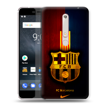Пластиковый чехол на Nokia 6 (2018) с принтом Барселона Barcelona Пластиковый чехол на Nokia 6 (2018) с принтом Барселона Barcelona