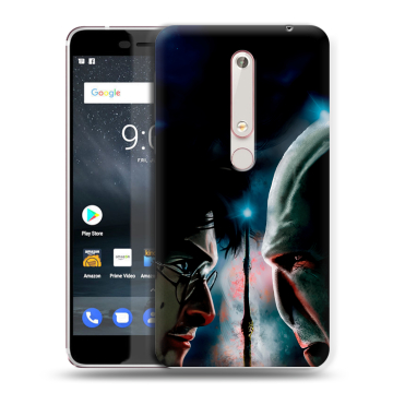 Пластиковый чехол на Nokia 6 (2018) с принтом Гарри Поттер Harry Potter