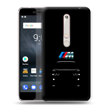 Пластиковый чехол на Nokia 6 (2018) с принтом БМВ BMW Пластиковый чехол на Nokia 6 (2018) с принтом БМВ BMW