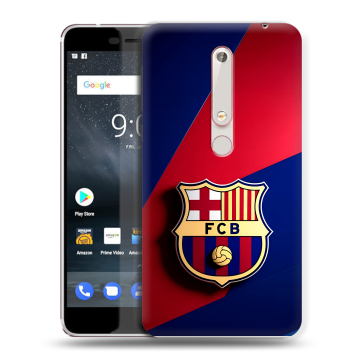 Пластиковый чехол на Nokia 6 (2018) с принтом Барселона Barcelona