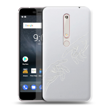 Пластиковый чехол на Nokia 6 (2018) с принтом Сотворение мира