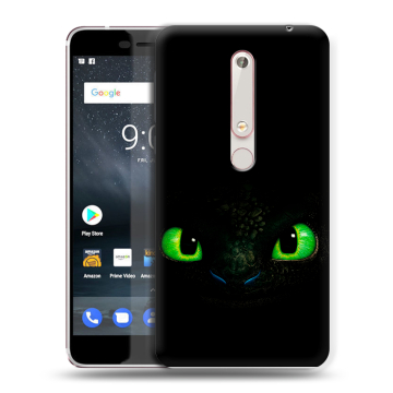 Пластиковый чехол на Nokia 6 (2018) с принтом Как приручить дракона