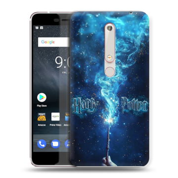 Пластиковый чехол на Nokia 6 (2018) с принтом Harry Potter Гарри Поттер