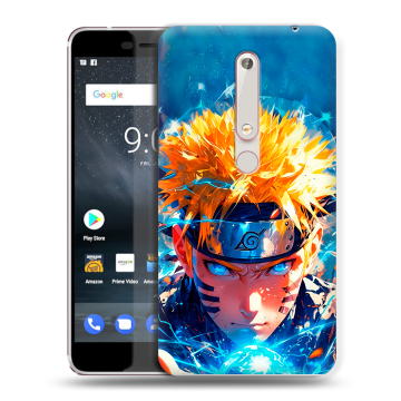 Пластиковый чехол на Nokia 6 (2018) с принтом Аниме Наруто Naruto Пластиковый чехол на Nokia 6 (2018) с принтом Аниме Наруто Naruto